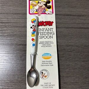 Vintage Chef‎ Mickey Infant Spoon